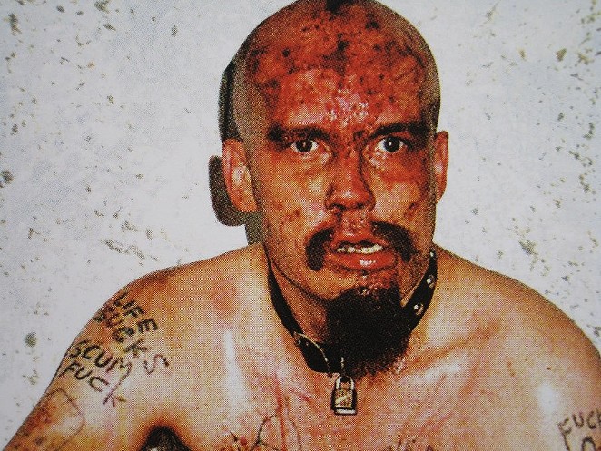 Jesus Christ "GG" Allin, lover of: animals, the laughter of children, 'Nilla Wafers and sodomy. - Courtesy