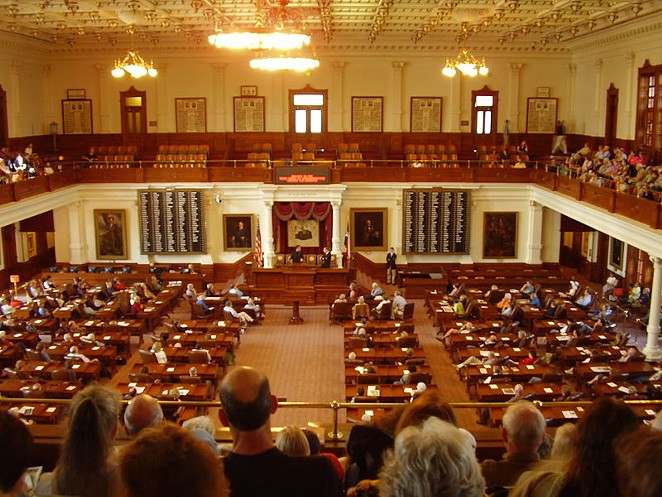 The Texas House of Representatives meets during a legislative session. - WIKIMEDIA COMMONS / ZERESHK (TALK | CONTRIBS)