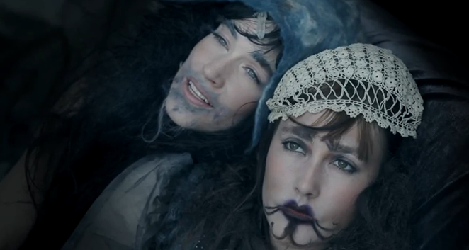 CocoRosie in their video for "Lemonade" - YOUTUBE STILL