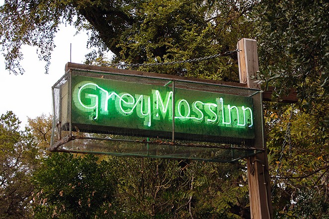 Signage at the Grey Moss in in Grey Forest - Albert Salazar