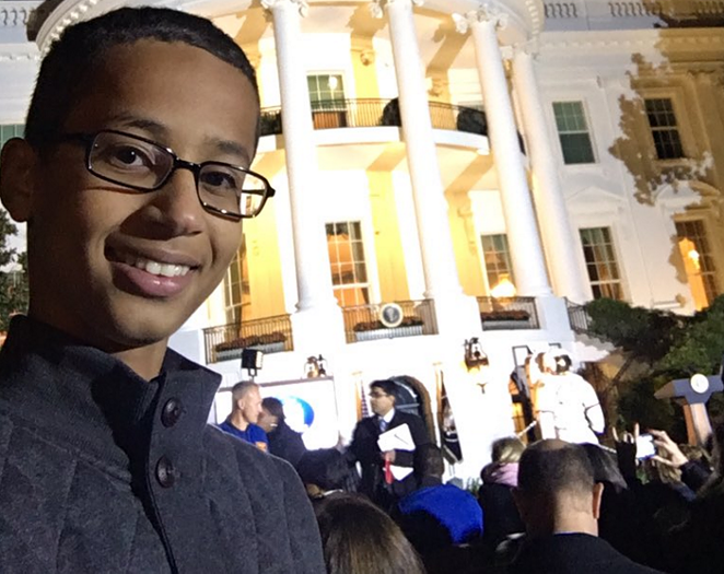 He was arrested for bring a clock to school, visited the White House and is now moving to Qatar. - ISTANDWITHAHMED/TWITTER