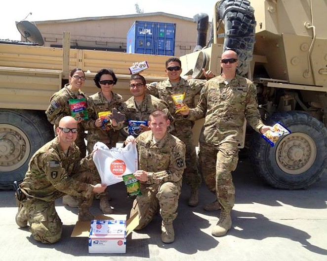 Online shipping means Texans in the military can get H-E-B products all over the world. - Courtesy H-E-B/Facebook
