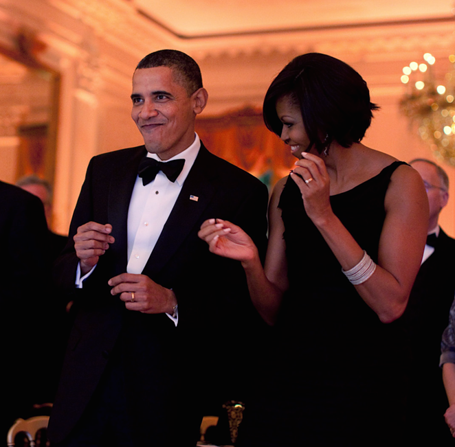 When the DJ drops your jam at the $100,000-a-plate dinner. - FLICKR