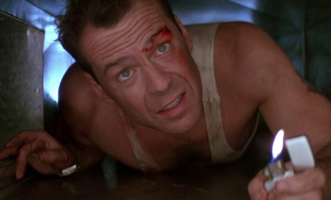 Bruce Willis' best work will be on screen at the Alamo Drafthouse Park North tonight for a quote-along. - COURTESY