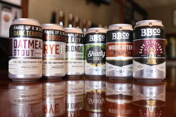 Branchline Brewing will offer three more of their beers in cans. - COURTESY
