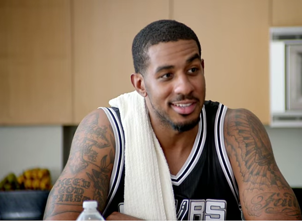 LaMarcus Aldridge was named Western Conference Player of the Week. - YOUTUBE SCREENSHOT/H-E-B