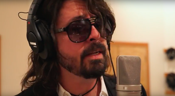 A still of Grohl the goof from the Foo spoof. - YOUTUBE
