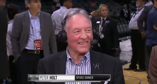 Dear Peter Holt: Thanks for All You've Done for San Antonio
