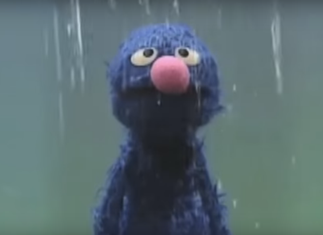 Grover, making it rain. - Youtube