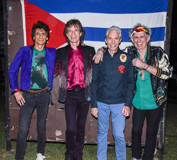 The Stones played a free show in the Cuban capital on Friday. - FACEBOOK