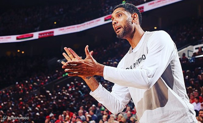 Tim Duncan and the Spurs have a chance to set the franchise single-season wins record. - FACEBOOK/SAN ANTONIO SPURS