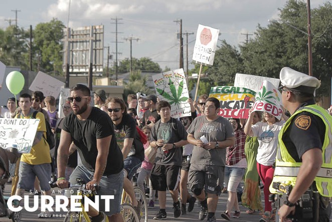 Last year, the San Antonio chapter of the National Organization for the Reform of Marijuana Laws, or NORML, held its first marijuana reform march and rally. - ALEX RAMIREZ | SAN ANTONIO CURRENT