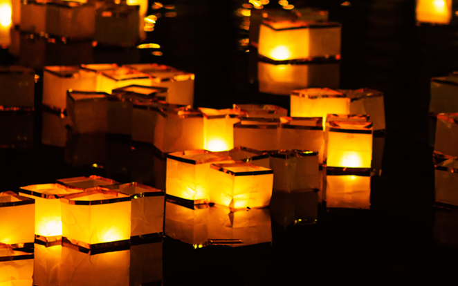 San Antonio Botanical Garden honors Japanese tradition with water lantern release