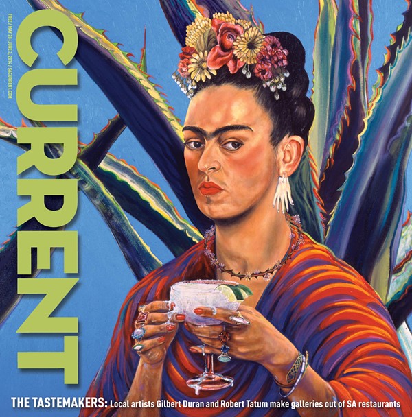 DURÁN'S FRIDA MARGARITA ON THE COVER OF THE SAN ANTONIO CURRENT IN 2014