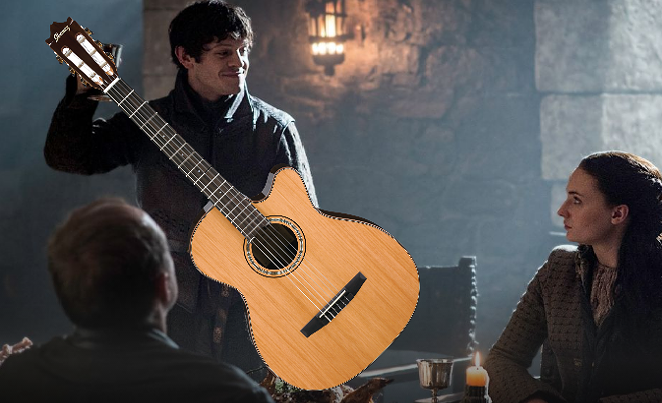 Ramsay Bolton about to please the ear, soothe the soul - PHOTO COURTESY OF GAMEOFTHRONES.COM/EDIT COURTESY OF SHANNON SWEET
