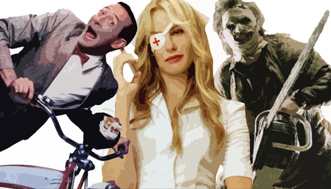 Pee-wee Herman, Elle Driver and Leatherface would be great Texas-inspired cosplay costumes for this year's Texas Comicon July 29-31. - COURTESY PHOTOS