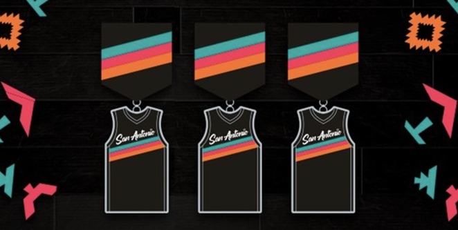 San Antonio Spurs' 2021 throwback jersey-inspired Fiesta medal is on sale now