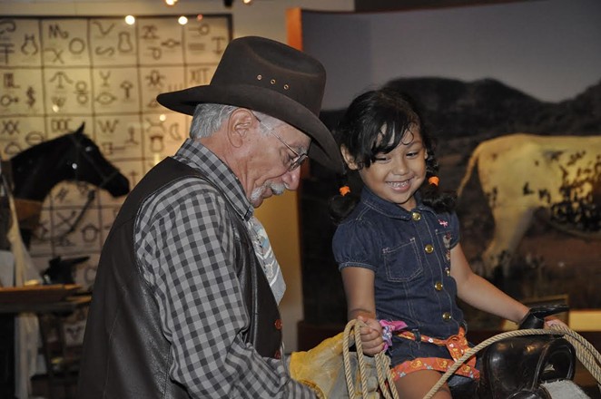 ITC docent Roland Castillo grew up in a family of vaqueros and even competed in Charreada – Mexican-style cowboy competitions.
