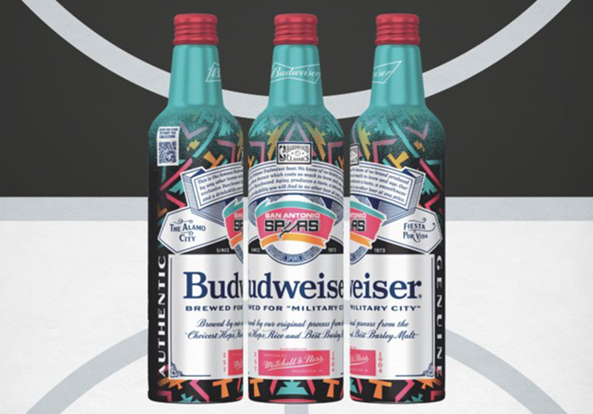 San Antonio Spurs team up with Budweiser for Fiesta-themed bottle release
