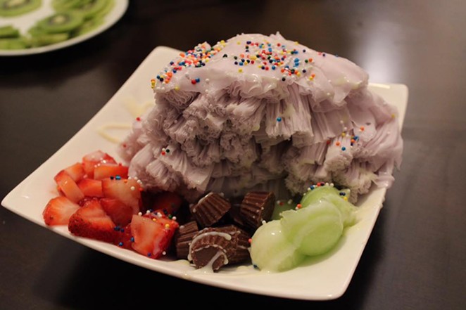 A sampling of the Taiwanese shaved ice we're in store for at Snopioca. -  Facebook/Snopioca