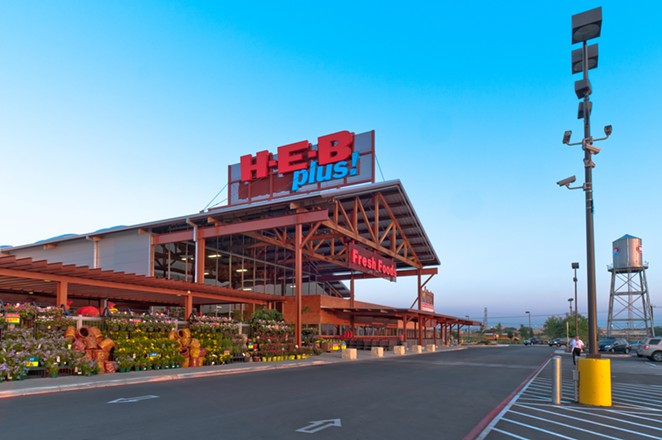 An H-E-B near Austin gave away groceries after the store's power went out. - COURTESY H-E-B