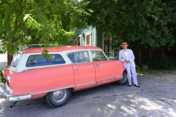 Mike Casey and his 1950s-era Rambler "Maude" - All photos by Page Graham