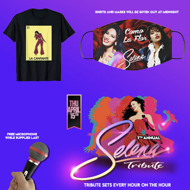Brass Monkey will hold its seventh annual Selena Tribute night next week. - FACEBOOK / BRASS MONKEY