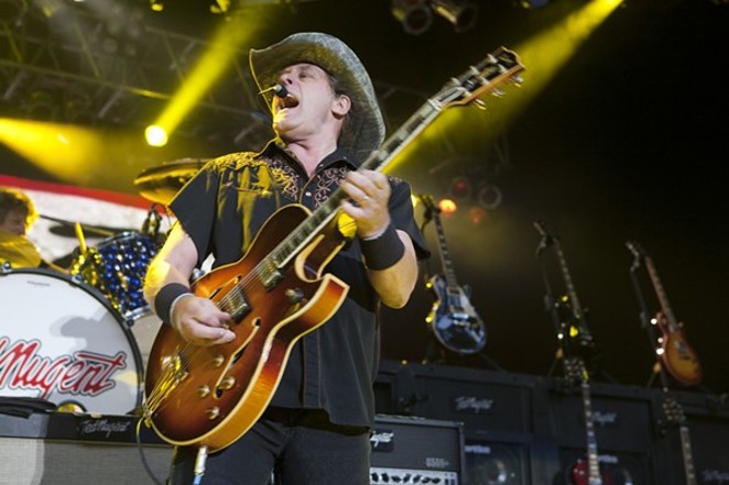 Motor City Moron: Turns out Ted Nugent contracted COVID-19 after an appearance at a retailer that encourages "mask-free shopping." - HARMONY GERBER / SHUTTERSTOCK.COM
