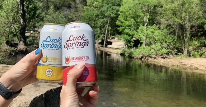 Luck Springs, a new hard lemonade and tea concept from the team behind Austin Eastciders, launched this week. - INSTAGRAM / LUCKSPRINGS