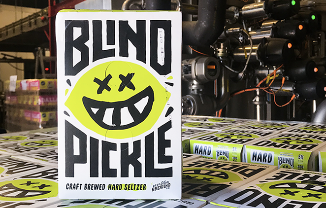 Blind Pickle Hard Seltzer is one of three special flavors in Deep Ellum’s 2021 lineup of limited edition hard seltzers. - PHOTO COURTESY OF DEEP ELLUM BREWING