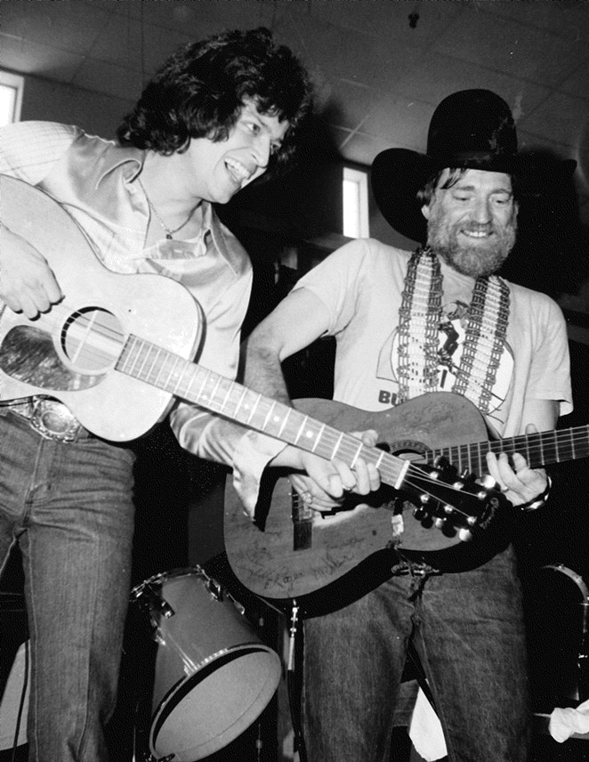 Johnny Rodriguez (left) and Willie Nelson perform together. - SAM KINDRICK COLLECTION, THE WITTLIFF COLLECTIONS