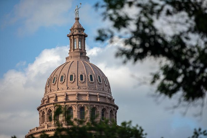 The sun sets on the state Capitol in Austin, on May 27, 2021. - Texas Tribune / Montinique Monroe