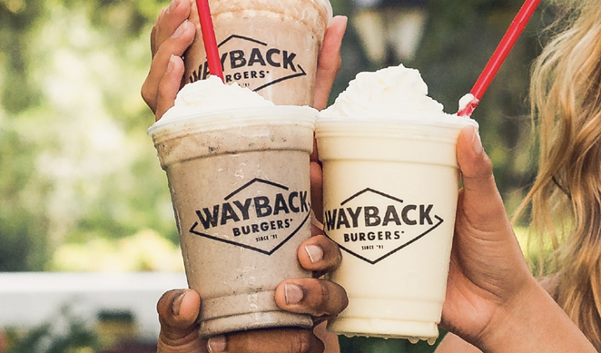 Locals can indulge in a free hand-dipped chocolate milkshake from Wayback Burgers next Monday. - INSTAGRAM / WAYBACKBURGERS