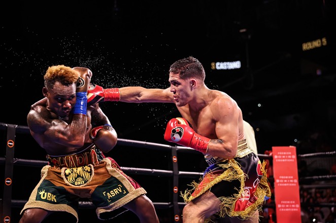 Brian Castaño controlled most of Saturday's fight with Jermell Charlo. - AMANDA WESTCOTT / SHOWTIME