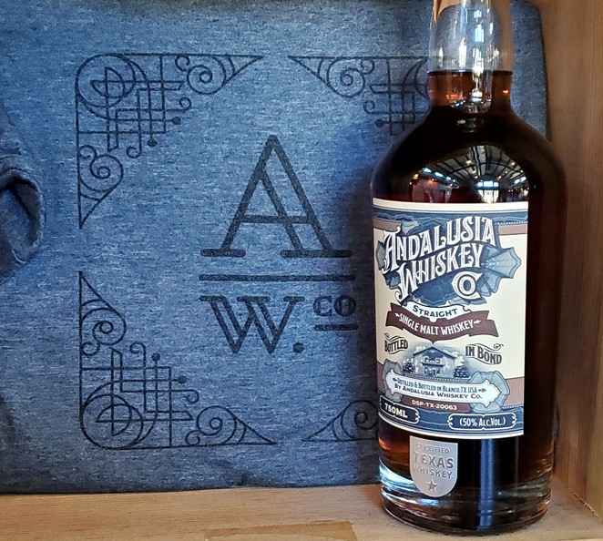 The Andalusia Whiskey Co. Bottled in Bond Single Malt. - PHOTO COURTESY ANDALUSIA WHISKEY CO.