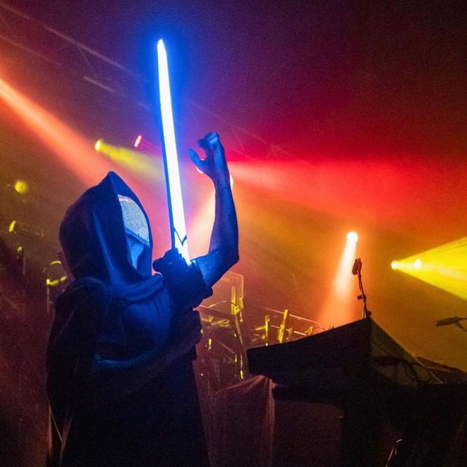 Synthwave act Magic Sword shares the bill with Avatar and Tallah on Wednesday at the Aztec Theatre. - Instagram / magicswordmusic