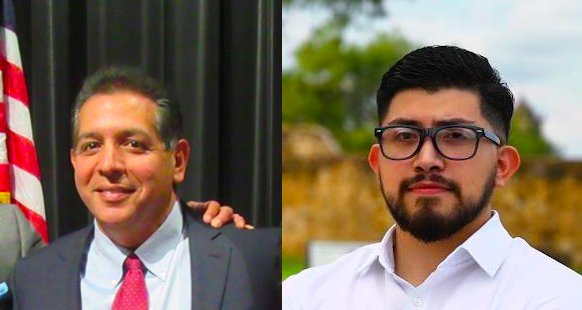 Republican John Lujan (left) and Democrat Frank Ramirez (right) are headed to a runoff to represent the South Bexar County Texas House district formerly held by Democrat Leo Pacheco. - Facebook / John Lujan (left) and Frank Ramirez (right)