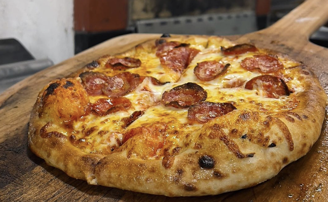 Woodfire pizza outfit Doughboy will give away 150 free pepperoni pizzas Friday starting at noon. - INSTAGRAM / DOUGHBOYSA