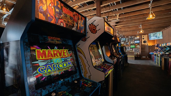 San Antonio's forthcoming Be Kind & Rewind will offer arcade cabinets such as Pac-Man and pinball machines. - PEXELS / COREY DUPREE
