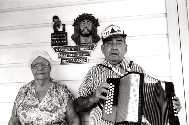 Narciso Martínez (right), who died in 1992, is considered the father of conjunto music. - CHRIS STRACHWITZ © ARHOOLIE FOUNDATION