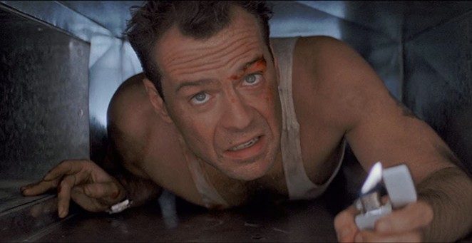 Die Hard was reportedly pitched as "Rambo in an office building." - TWENTIETH CENTURY FOX