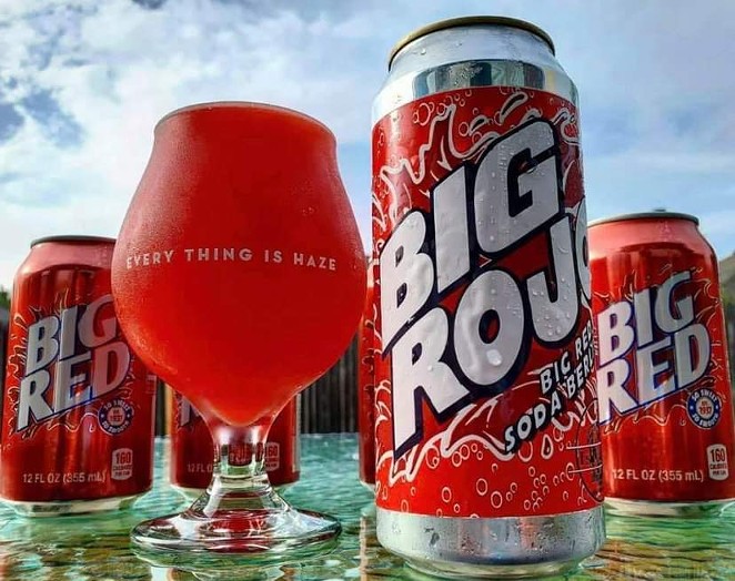Big Rojo, brewed with Big Red syrup, is now available at select H-E-B locations. - COURTESY PHOTO / ISLLA STREET BREWERY