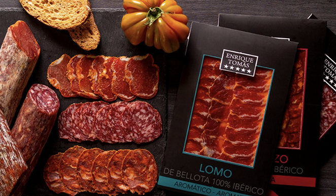 The Enrique Tomas Experience specializes in high-end cured meats, including Spanish jamón. - FACEBOOK / ENRIQUE TOMÁS