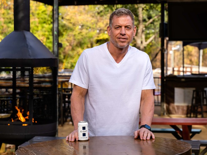 Dallas Cowboys NFL Hall of Fame quarterback Troy Aikman will release an "antioxidant-rich" light lager next month. - PHOTO COURTESY EIGHT