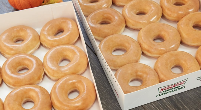 Krispy Kreme is giving away dozens of free glazed donuts. - INSTAGRAM / KRISPYKREME