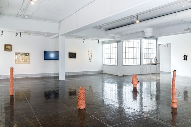 Installation view of Mystic Toolkit, on view at Artpace San Antonio - Beth Devillier, Courtesy of Artpace