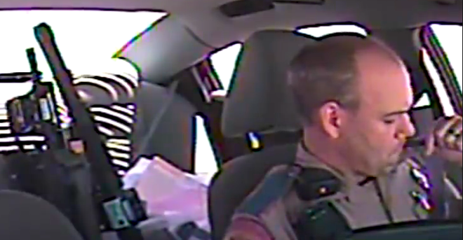 A North Texas defense attorney shared this video footage after representing drivers stopped by the same trooper. - YouTube capture / David Sloane