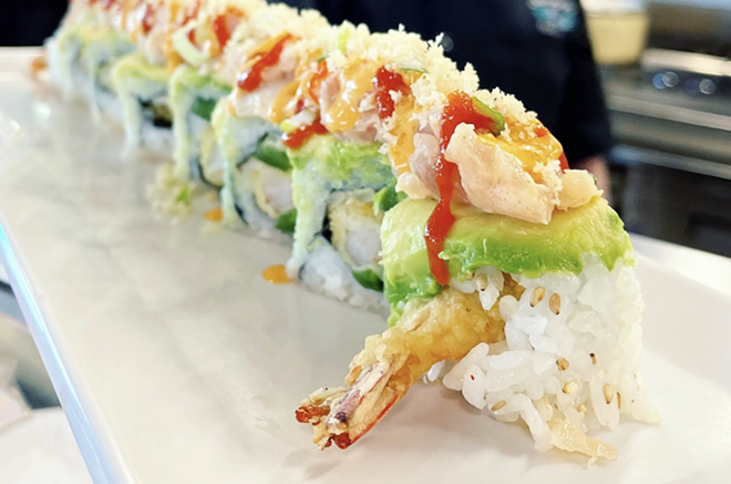 Trapper's Sushi's STP Roll is one of the chain's many offerings. - Instagram / trapperssushi