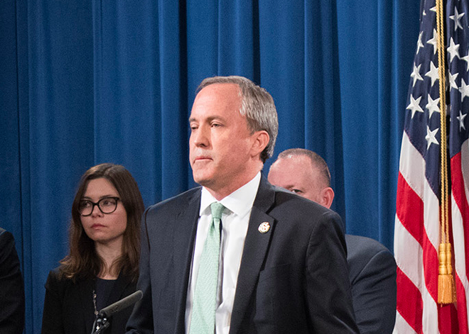 Attorney General Ken Paxton faces possible disciplinary action from the State Bar after other members filed complaints. - Wikimedia Commons / U.S. Department of Justice