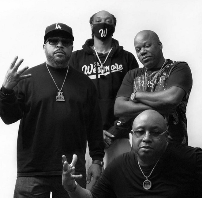 Rap supergroup Mount Westmore hits the AT&T Center on Thursday. - Facebook / Mount Westmore